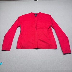 Grace Vibrant Red Cashmere Blend Sweater
